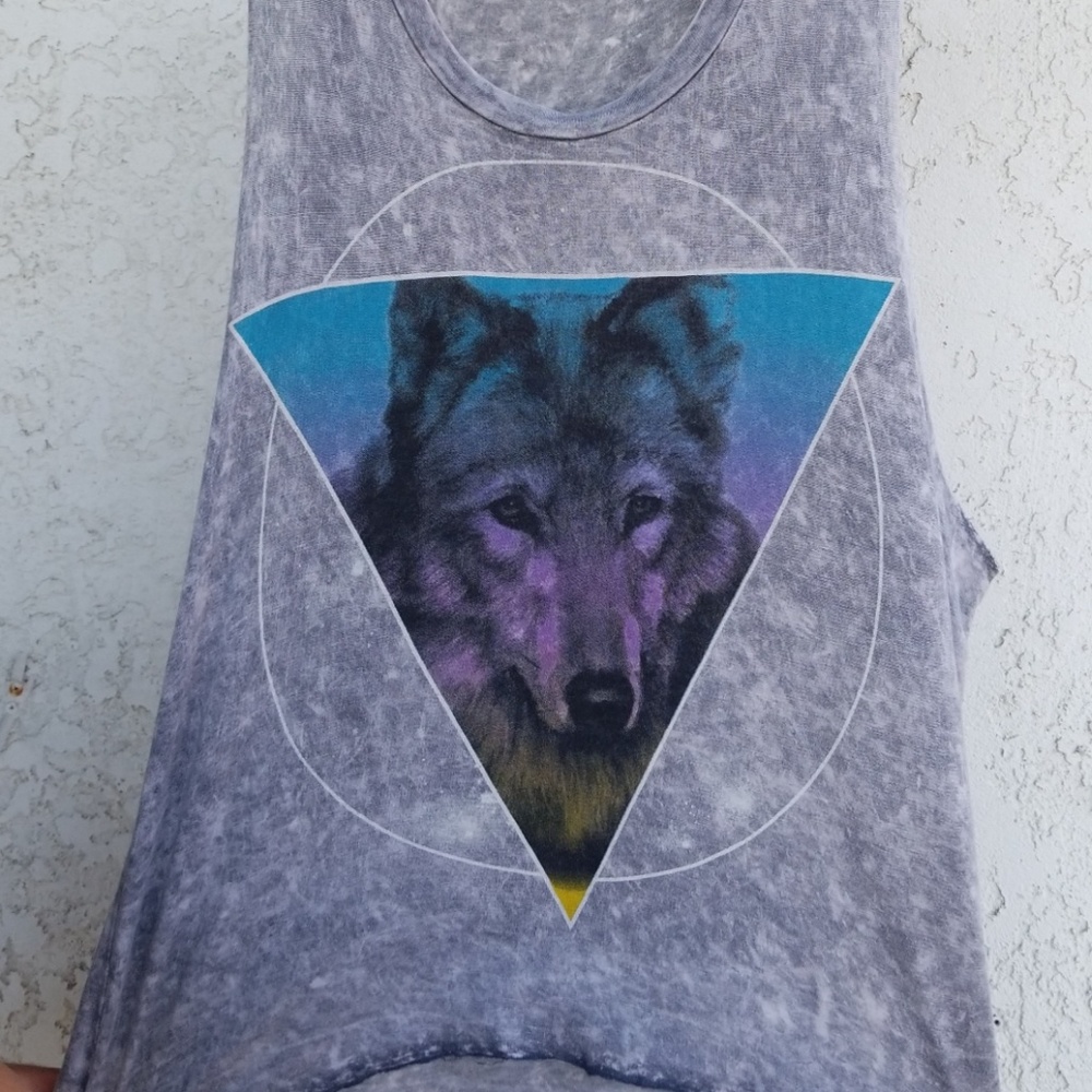 Wolf Triangular Tee - image 4